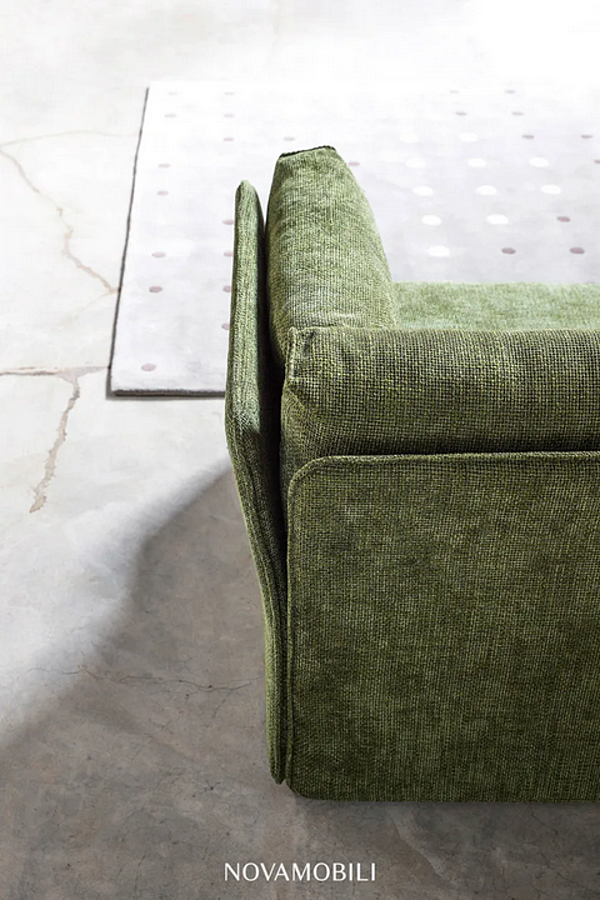 Модульный диван с мягкой спинкой из ткани NOVAMOBILI SMUK SOFA фабрика NOVAMOBILI из Италии. Фото №3