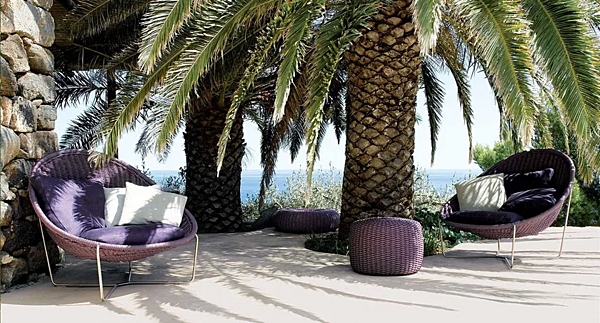 Кресло с мягкой спинкой из ткани PAOLA LENTI Nido B23A фабрика PAOLA LENTI из Италии. Фото №5