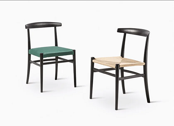 Стул с мягкой спинкой из ясеня и веревки CASAMILANO ZOE фабрика CASAMILANO из Италии. Фото №2