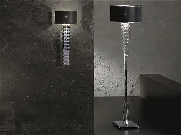 Настольная лампа с кристаллами Сваровски VENICE SUPERLUX PT1 Euroluce Lampadari фабрика EUROLUCE LAMPADARi из Италии. Фото №1