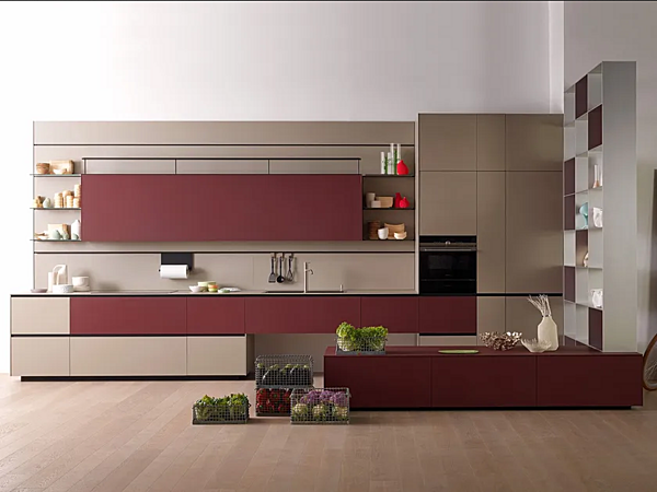 Ламинатная кухня с фасадами VALCUCINE Riciclantica фабрика VALCUCINE из Италии. Фото №1