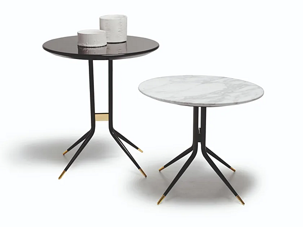 Круглый кофейный стол из дерева VIBIEFFE  Swing 1500 1500008 фабрика VIBIEFFE из Италии. Фото №1