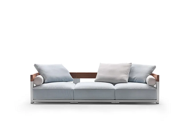 Секционный садовый диван из ткани FLEXFORM MILOS фабрика FLEXFORM из Италии. Фото №3