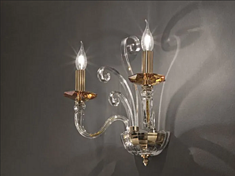 Стеклянный настенный светильник Donatello из коллекции Alicante Euroluce Lampadari Стеклянный настенный светильник Donatello из коллекции Alicante Euroluce Lampadari фабрика EUROLUCE LAMPADARi из Италии