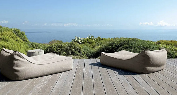 Кресло с обивкой из ткани для сада PAOLA LENTI Float B27L, B27H фабрика PAOLA LENTI из Италии. Фото №5