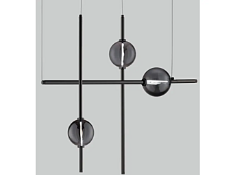 Подвесная лампа из пирекса с LED освещением Euroluce Lampadari  Mikado S3