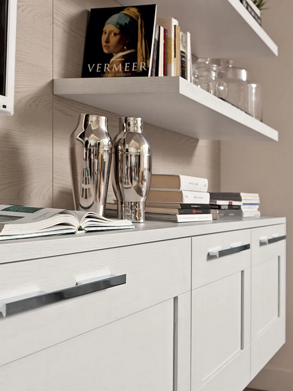 Кухня из ясеня с высокими шкафами LUBE CUCINE ASH KITCHEN Gallery 08 фабрика LUBE CUCINE из Италии. Фото №5