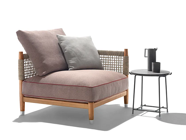 Модульное кресло с обивкой из ткани для сада FLEXFORM PARKER 295C1 фабрика FLEXFORM из Италии. Фото №1