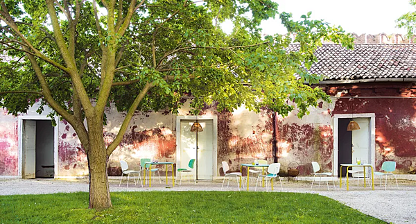 Складной квадратный садовый стол из алюминия PAOLA LENTI Lido B133TE фабрика PAOLA LENTI из Италии. Фото №3