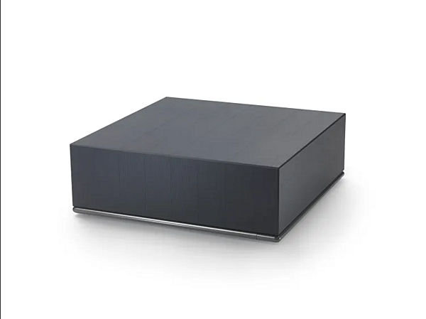 Кофейный столик квадратный из дерева FLEXFORM PERRY фабрика FLEXFORM из Италии. Фото №1