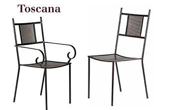 Стул металлический садовый L_Antica Deruta Toscana