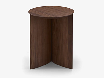 Круглый кофейный стол из ореха LIGNE ROSET APUSO & RONDONE 19980620