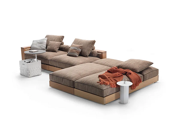 Секционный садовый диван из ткани FLEXFORM Hamptons фабрика FLEXFORM из Италии. Фото №2