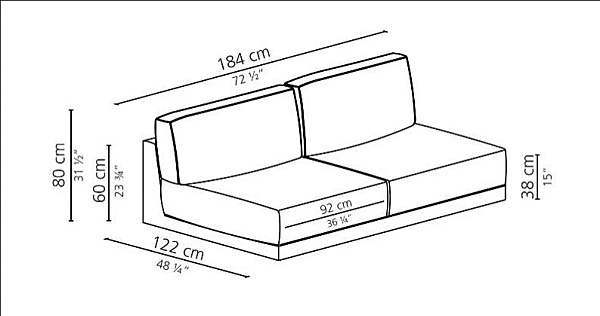 Секционный диван с тканевой обивкой CASAMILANO Suite фабрика CASAMILANO из Италии. Фото №16
