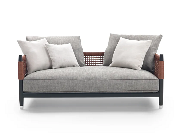 Диван на два места из кожи с съемным чехлом FLEXFORM PARKER 29503/29506 29513/29516 фабрика FLEXFORM из Италии. Фото №2