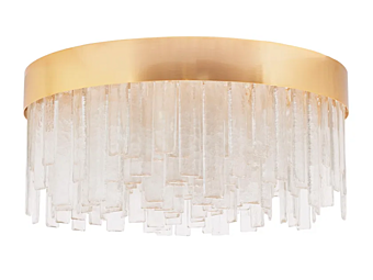 Светильник потолочный LED из стекла COSMOPOLITAN 2 MULTIFORME PL7505-80x40-C