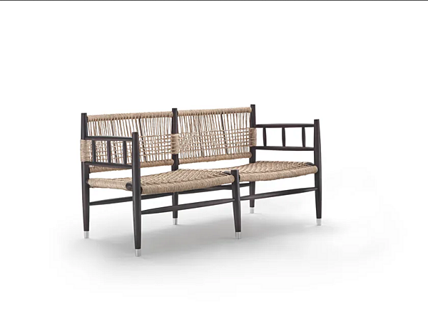 Диван из массива дерева с мягкой спинкой FLEXFORM LEE фабрика FLEXFORM из Италии. Фото №3