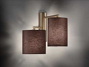 Настенный светильник из ткани и металла Koel A2 Euroluce Lampadari