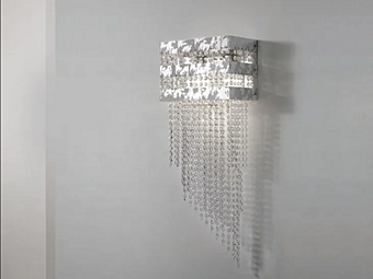 Настенный светильник с кристаллами Сваровски Euroluce Lampadari Hydra Настенный светильник с кристаллами Сваровски Euroluce Lampadari Hydra фабрика EUROLUCE LAMPADARi из Италии