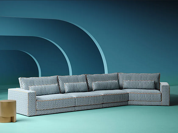 Секционный диван с тканевой обивкой CASAMILANO Suite фабрика CASAMILANO из Италии. Фото №2