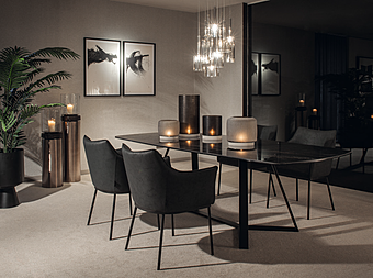 Стол DINING TABLE THUNDERNIGHT BRILLANT CERAMICS / F9-C2/BLA