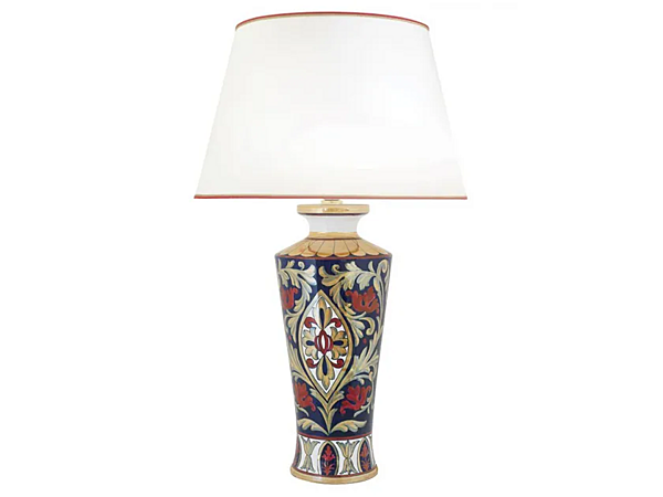 Настольная лампа из керамики ручной работы Lustro Antico L_Antica Deruta LA/1132/L/50 фабрика L'Antica Deruta из Италии. Фото №1