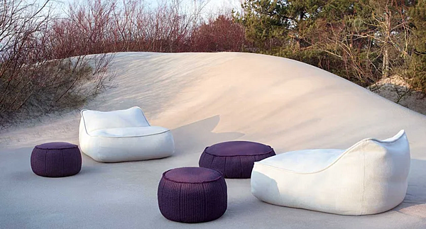 Кресло с обивкой из ткани для сада PAOLA LENTI Float B27L, B27H фабрика PAOLA LENTI из Италии. Фото №4