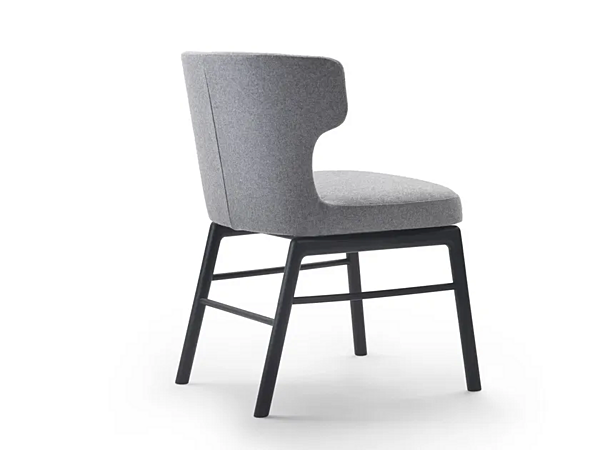 Кресло с обитой спинкой из ткани Vesta FLEXFORM фабрика FLEXFORM из Италии. Фото №4