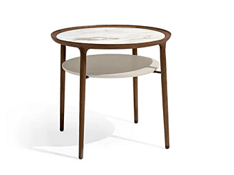 Круглый кофейный стол из дерева GIORGETTI Romeo 53405, 53415 Круглый кофейный стол из дерева GIORGETTI Romeo 53405, 53415 фабрика GIORGETTI из Италии