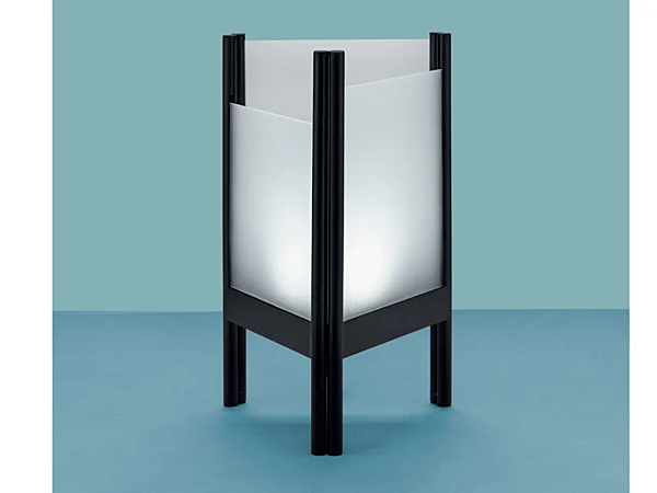 Настольная лампа из стекла и железа с LED подсветкой PATCHWORK Euroluce Lampadari фабрика EUROLUCE LAMPADARi из Италии. Фото №1