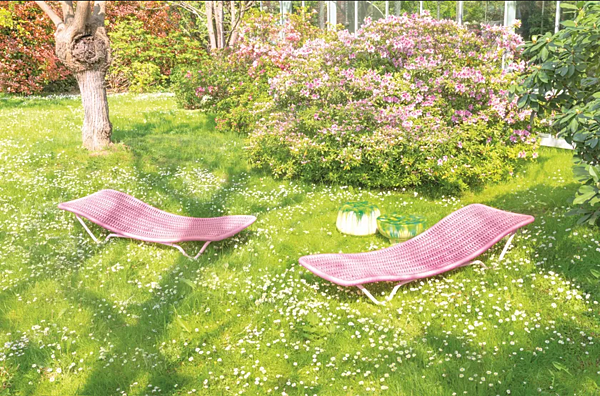 Шезлонг из веревки PAOLA LENTI Jardin B179DA фабрика PAOLA LENTI из Италии. Фото №2