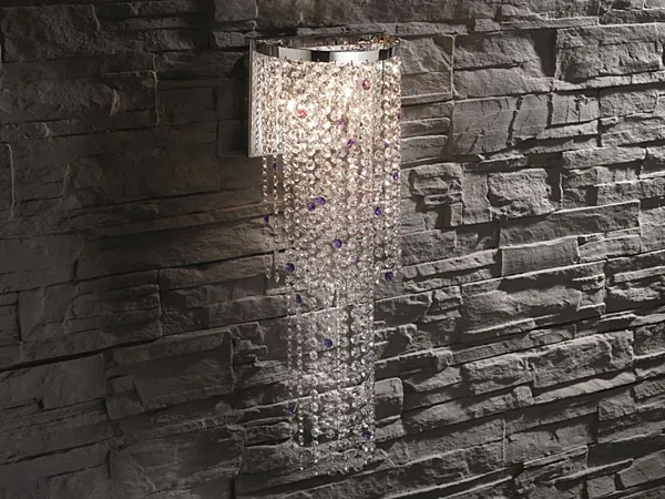 Настенное освещение с кристаллами звёзд Euroluce Lampadari A2 фабрика EUROLUCE LAMPADARi из Италии. Фото №1