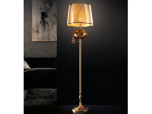 Напольная лампа из металла Teseo PT1 Euroluce Lampadari фабрика EUROLUCE LAMPADARi из Италии. Фото №1