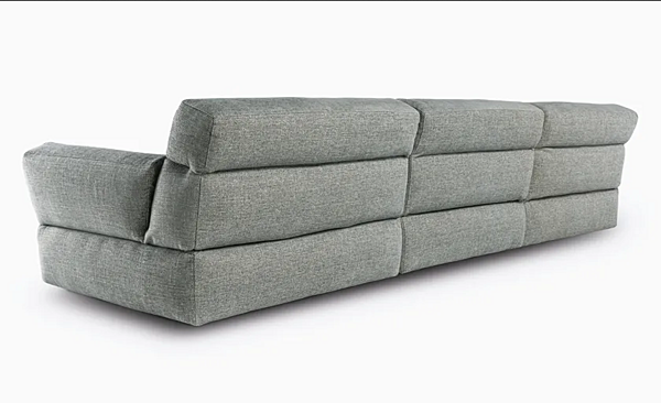 Секционный тканевый диван с мягкой спинкой CASAMILANO Cozy фабрика CASAMILANO из Италии. Фото №2