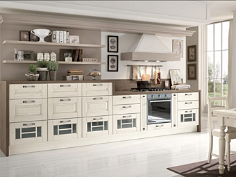 Деревянная кухня из коллекции LUBE CUCINE Laura 05