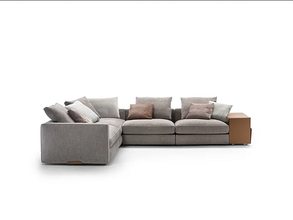 Угловой секционный диван из ткани с мягкой спинкой FLEXFORM HARPER фабрика FLEXFORM из Италии. Фото №14