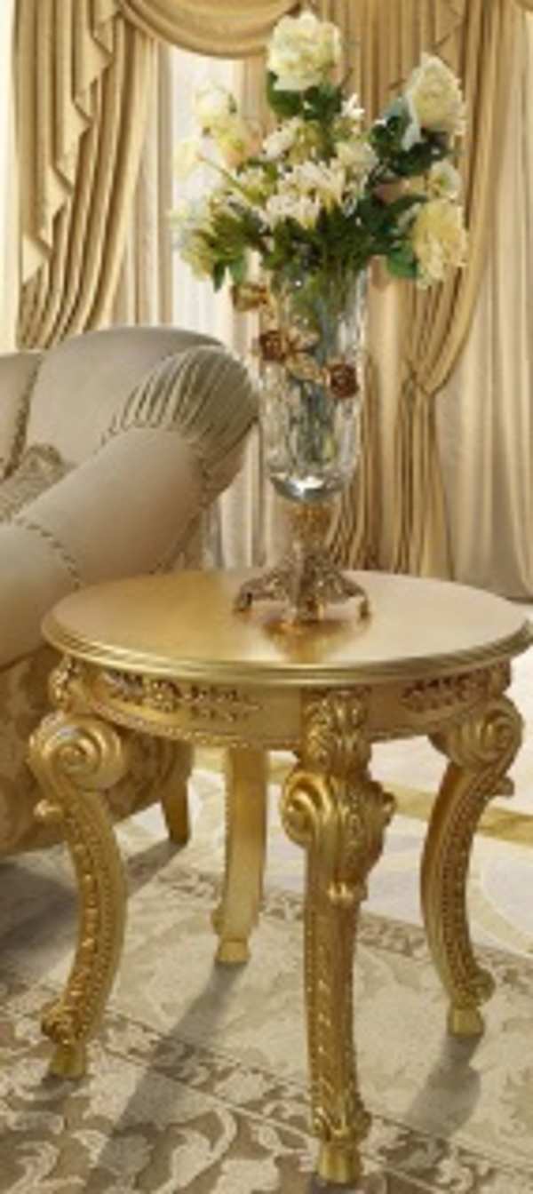 Два позолоченных трона со столом Modenese Gastone фабрика MODENESE GASTONE из Италии. Фото №4