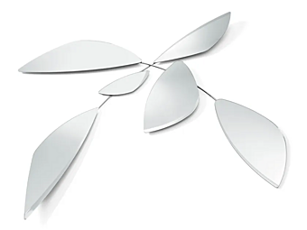 Настенное зеркало из стекла Gallotti&Radice Leaf Настенное зеркало из стекла Gallotti&Radice Leaf фабрика Gallotti & Radice из Италии