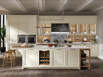 Кухня с островом из материала ASTER CUCINE Portrait Кухня с островом из материала ASTER CUCINE Portrait фабрика Aster Cucine из Италии