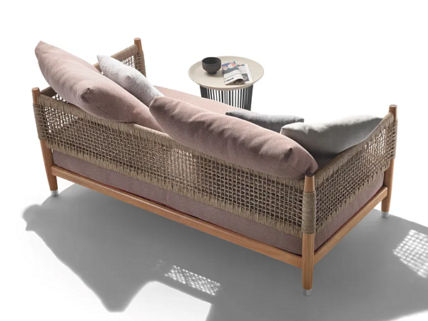 Диван с обитой спинкой на два места из ткани PARKER FLEXFORM 295A3 фабрика FLEXFORM из Италии. Фото №6