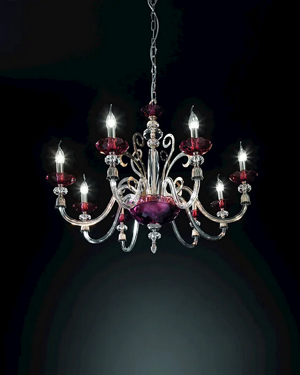 Люстра с кристаллами Сваровски Euroluce Lampadari Персео L8 фабрика EUROLUCE LAMPADARi из Италии. Фото №3