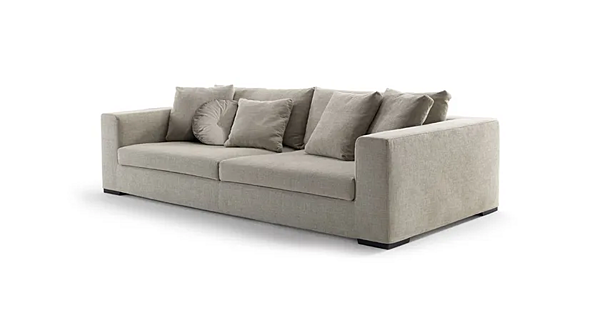 Диван с обитой спинкой на четыре места из ткани Frigerio Oreste 6703 фабрика Frigerio из Италии. Фото №2