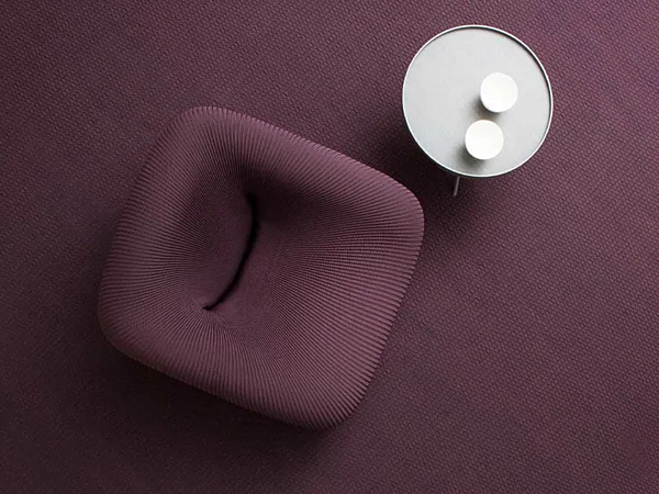 Кресло с обивкой и съемным чехлом PAOLA LENTI Smile B75A фабрика PAOLA LENTI из Италии. Фото №3