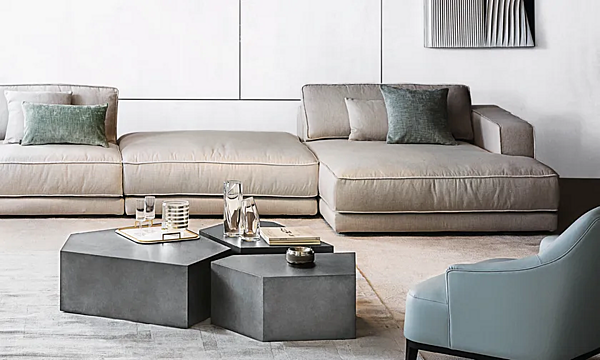 Низкий журнальный столик из МДФ на колесах CASAMILANO ALDO фабрика CASAMILANO из Италии. Фото №4