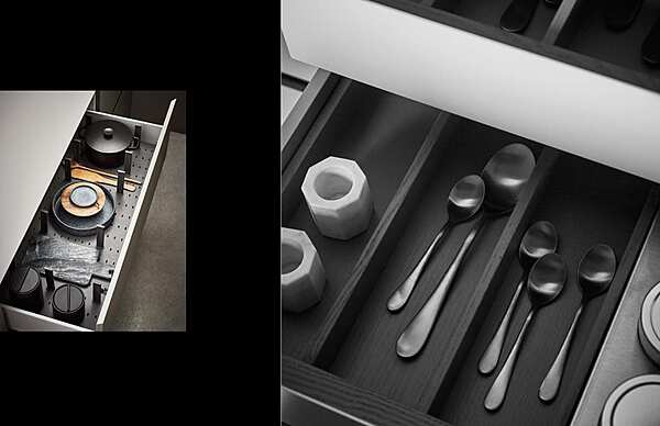 Кухня итальянская современная CESAR CUCINE N_Elle Three фабрика CESAR CUCINE из Италии. Фото №6