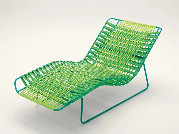 Шезлонг из синтетического волокна с мягкой спинкой PAOLA LENTI Telar B157GA фабрика PAOLA LENTI из Италии. Фото №1