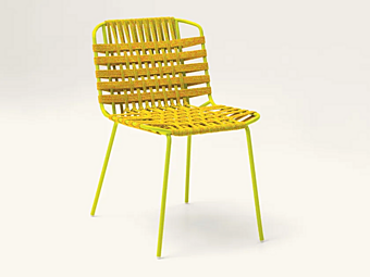 Кресло из синтетического волокна с мягкой спинкой PAOLA LENTI Telar B157DA