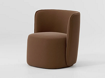 Кресло с обитой спинкой из ткани KETTAL SWIVEL A220093200 Кресло с обитой спинкой из ткани KETTAL SWIVEL A220093200 фабрика KETTAL из Италии