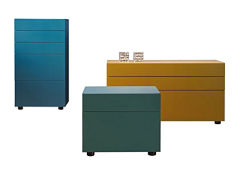 Комод из дерева с ящиками Cappellini Swift