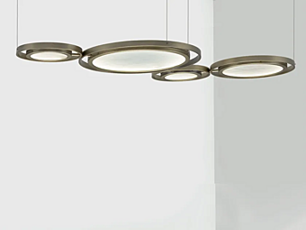 Подвесная лампа из металла и стекла LED Girasole Euroluce Lampadari